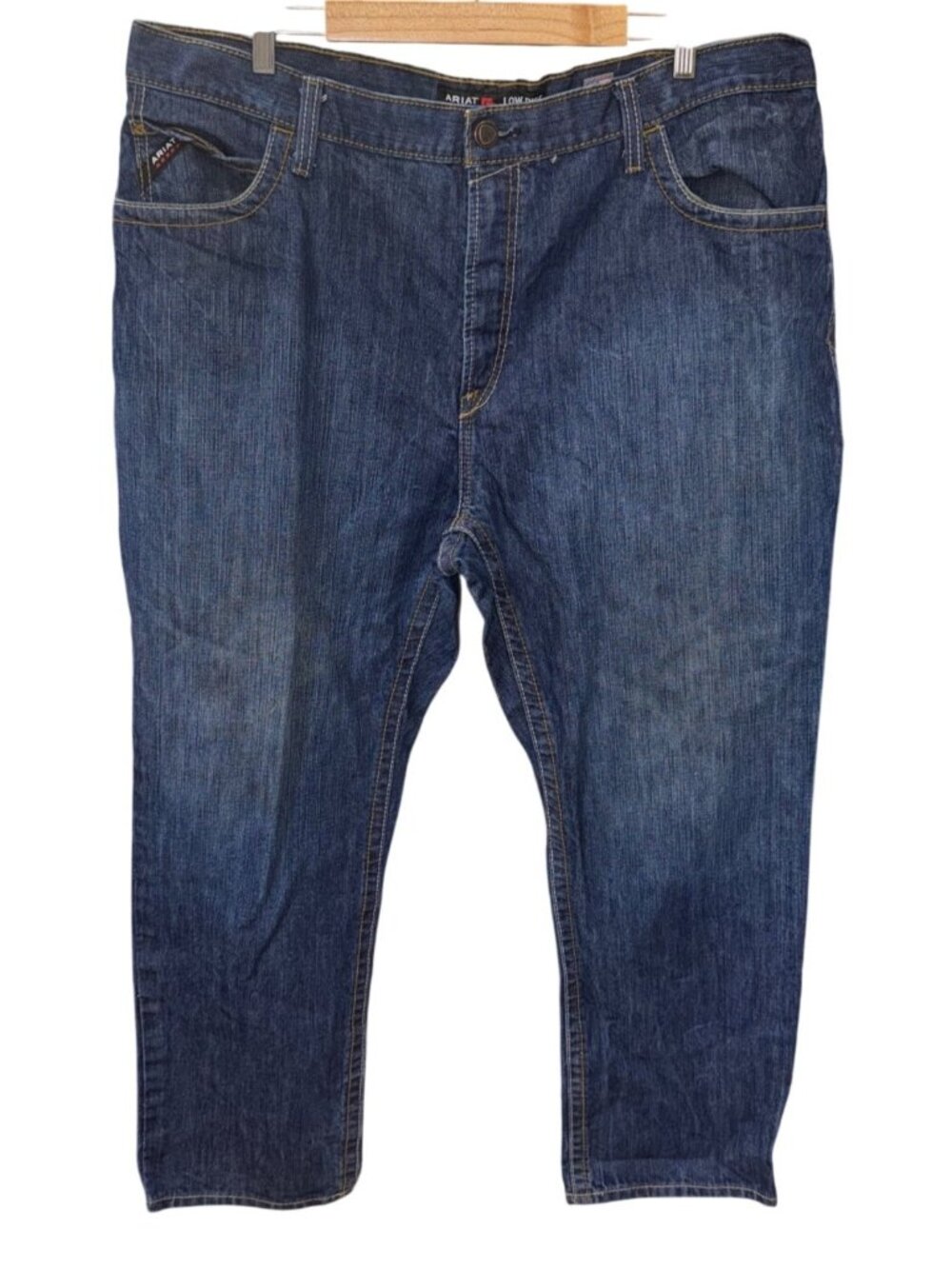 Ariat Mens FR M4 Low Rise Bootcut Jeans Flame Resistant Denim 44x32 Workwear